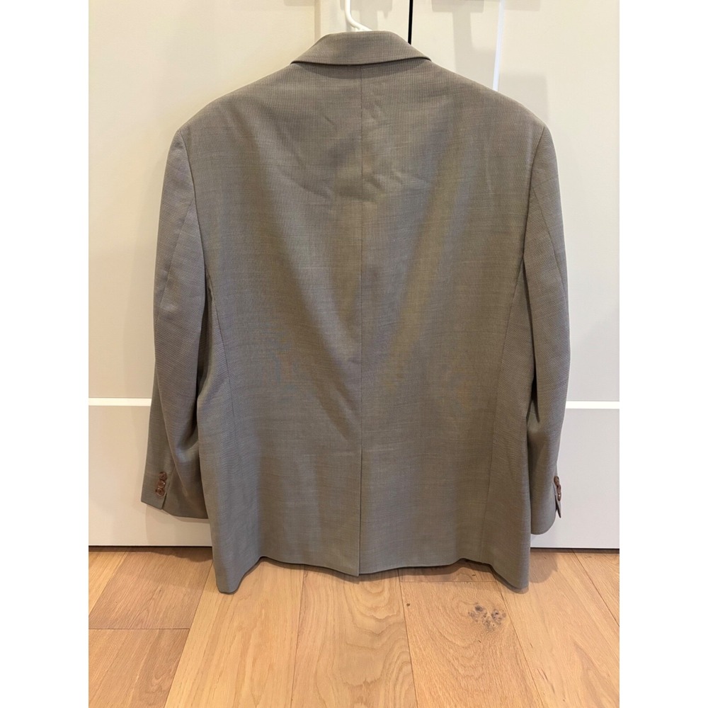 Lauren Ralph Lauren Wool Blazer Men's 44R Grey Sport Coat Suit Jacket 2 Button - Picture 2 of 11